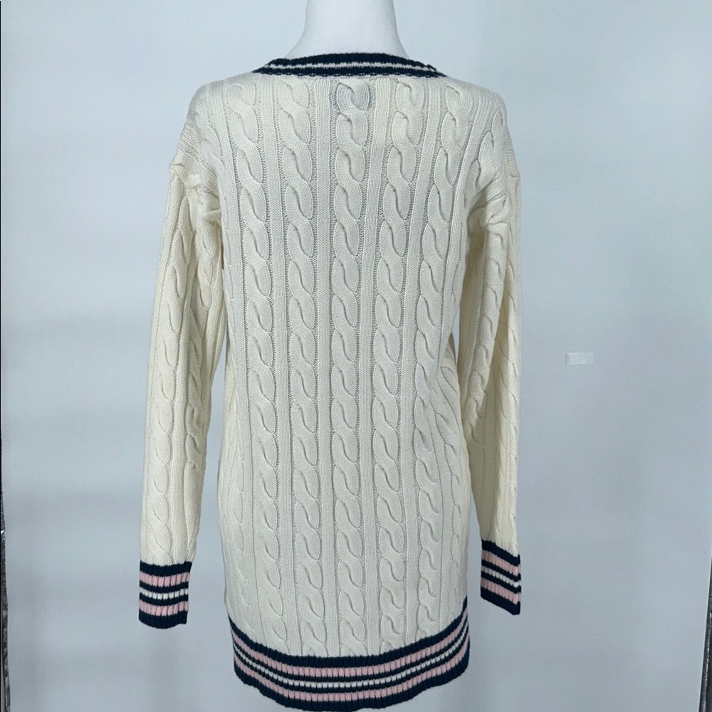 New Saylor Women's Marisole Long Sleeve Sweater Dress Cream SZ S - Picture 5 of 11